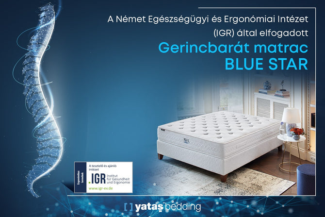 Blue Star DHT rugós matrac gerincbarát
